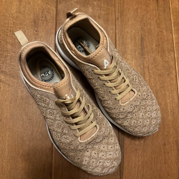 APL Women’s TechLoom Propelium Sneakers – Rose Gold Sparkle – Size 7.5 – VGUC - Picture 9 of 10
